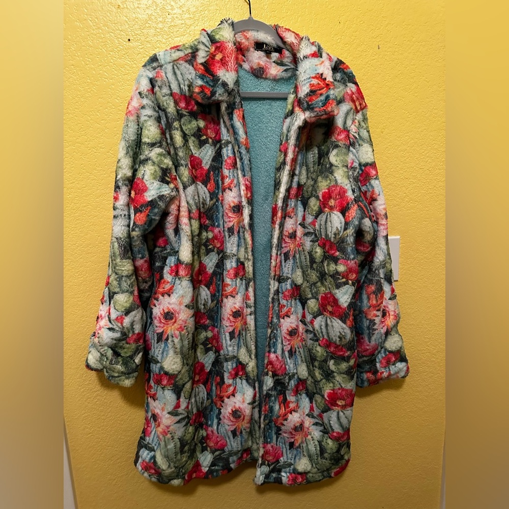Lucky & blessed cactus Fleece Jacket
